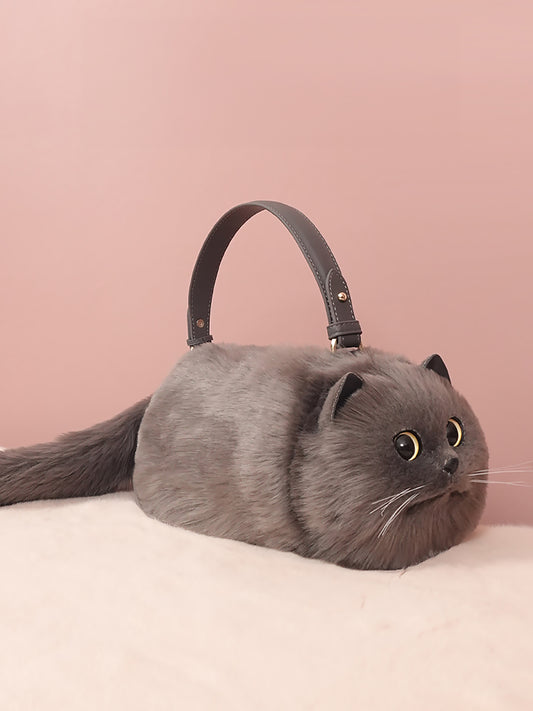 CAT SHAPED BAG MISTY